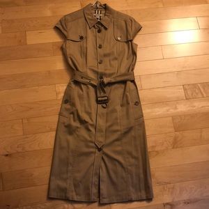 Burberry London shirt dress. Gently worn. No stains. Like new condition.